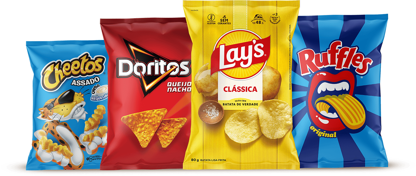 Pacotes salgadinhos
